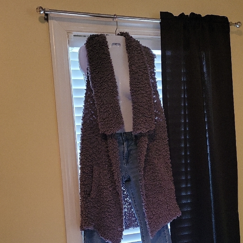 Altar'd State Grey Oversized Vest